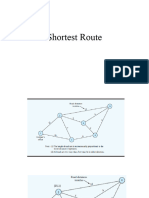Shortest Route and Minimum Spanning Tree 6th April 2020