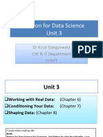 Python For Data Science Unit 3: DR Kruti Dangarwala CSE & IT Department Svmit