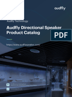 2023 Introduction of Audfly Directional Speaker