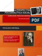 La Perspectiva Psicoanalítica-Social Alfred Adler