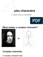 Complex Characters