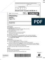 June 2022 QP - Paper 1 (H) Edexcel Chemistry GCSE