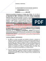 Anexo #010-D Convenio - Ejecución de Proyecto - Financiamiento