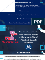 Educación 4.0 y El Docente Adventista (Williams - Reyes)