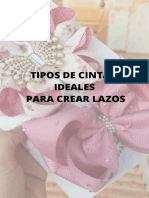 Tipos de Cintas Ideales para Crear Lazos.