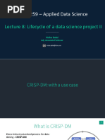 Lecture 8 - Lifecycle of A Data Science Project - Part 2