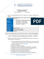 Notice of Vacancies 04 April 2023 Christian de Guzman