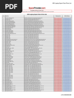 MSI Laptop Spare Parts Price List