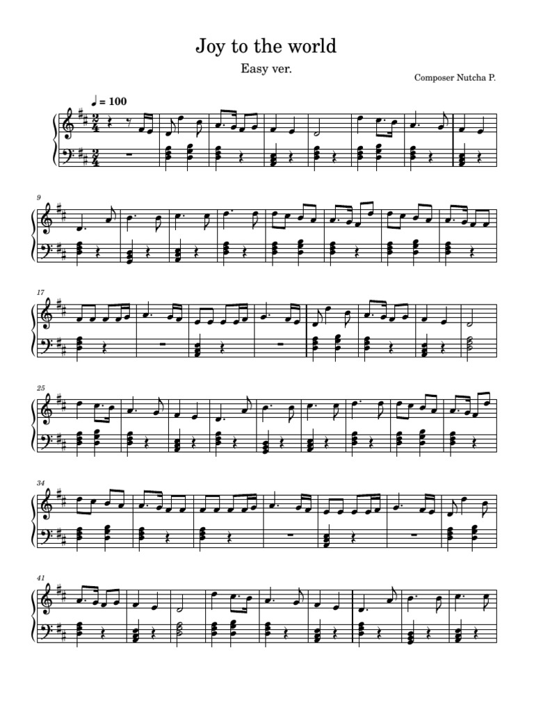 Joy to the world PDF