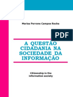 LIVRO - A Questão Cidadania na Sociedade da Informação