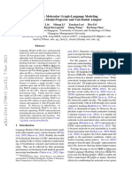 Molca: Molecular Graph-Language Modeling With Cross-Modal Projector and Uni-Modal Adapter