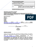 Processo de Licitação - 076/2023: Local E Data Nome: Assinatura Carimbo