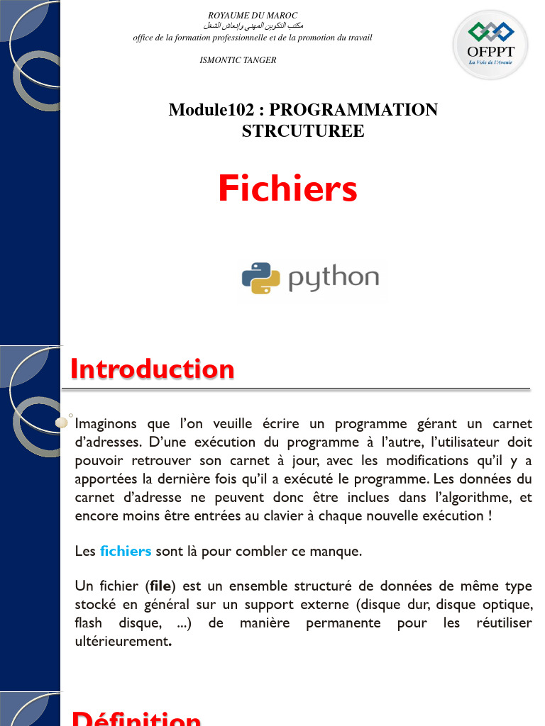 Gestion des fichiers en programmation | PDF | Fichier informatique ...