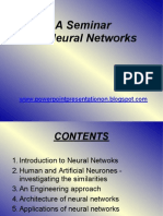 A Seminar On Neural Networks