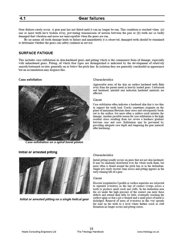 Gear Failure Analysis PDF