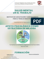 La Salud Mental en El Trabajo: Instituto de Capacitación Y Adiestramiento para El Trabajo Industrial