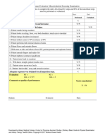 MS Screening Exam Skill Sheet