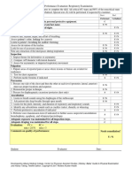 Respiratory Exam Skill Sheet