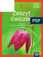 Biologia Puls Życia" 5, Zeszyt Ćwiczeń