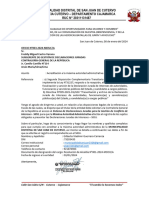 Oficio N°003-2024 Solicito Designacion de Maxima Autoridad para El Registro Ennel Sistema de Declarciones Jurada de Intereses