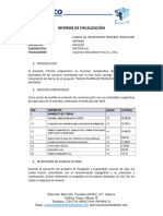 Informe Fiscalizacion AVANCE MOVIMIENTO DE TIERRAS