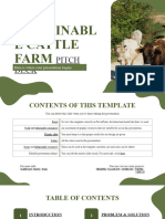 Sustainable Cattle Farm Pitch Deck by Slidesgo
