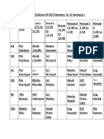 Online Time Table 1
