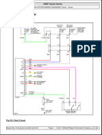 Toyota Camry 2008 - Painel de Instrumentos, Sinal de Velocidade SPD - Diagrama Elétricoddd