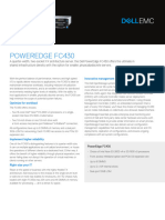 Dell EMC PowerEdge Modular Servers (Blade) FC430 Spec Sheet
