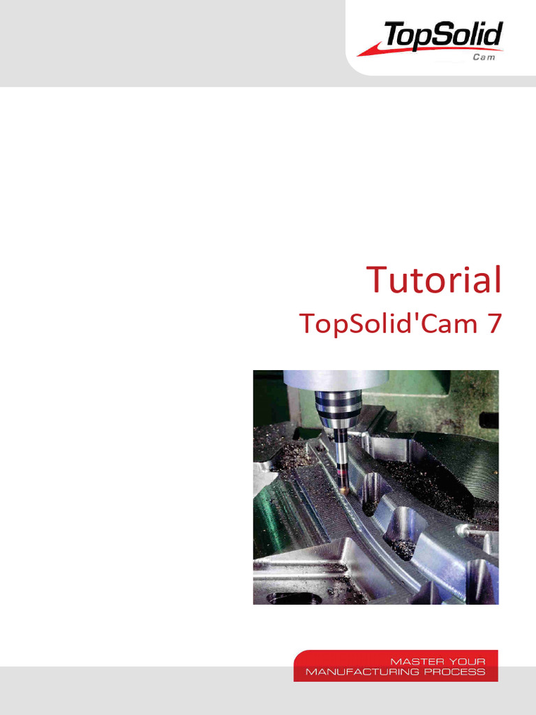 Tutorial TopSolid'Cam - Pag1 A 5 | PDF