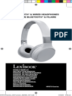 Bluetooth & Wired Headphones Casque Bluetooth & Filaire: HPBT010series