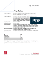 1756 ControlLogix I/O Specifications