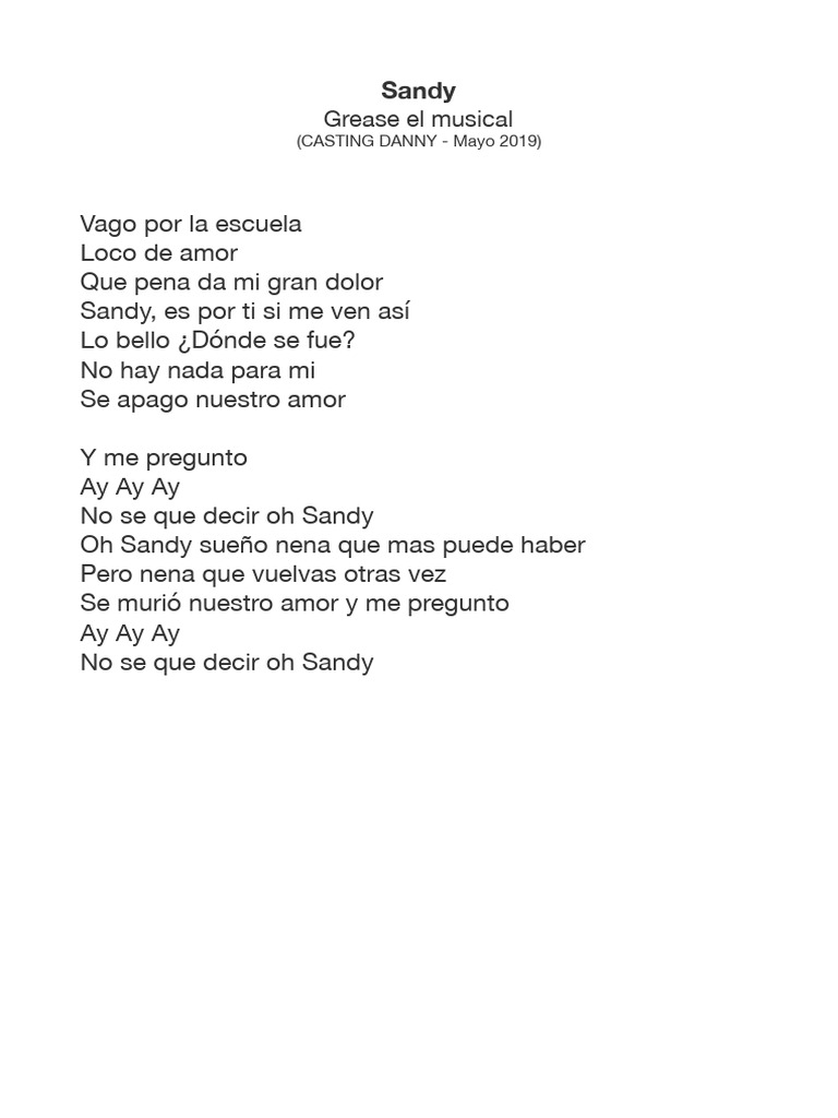 Letra de 