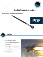 Lecture - Hybrid Rockets - Overview and Applications