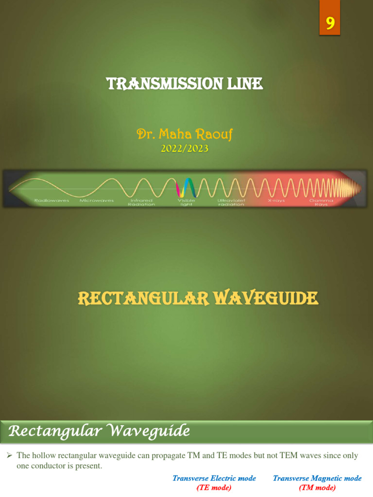 Lec 9 Pdf Waveguide Oscillation