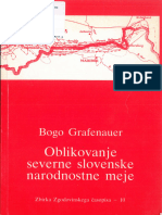 Bogo Grafenauer - Oblikovanje Severne Slovenske Narodnostne Meje