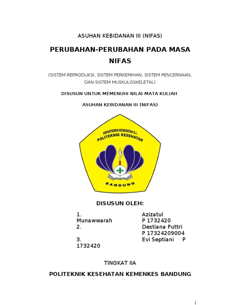 Askeb 3 Perubahan Fisiologis Masa Nifas