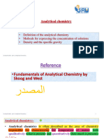 Lec. 1 Definition of The Analytical Chemistry