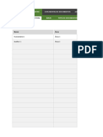 Planilha de Sistema de Controle de Documentos