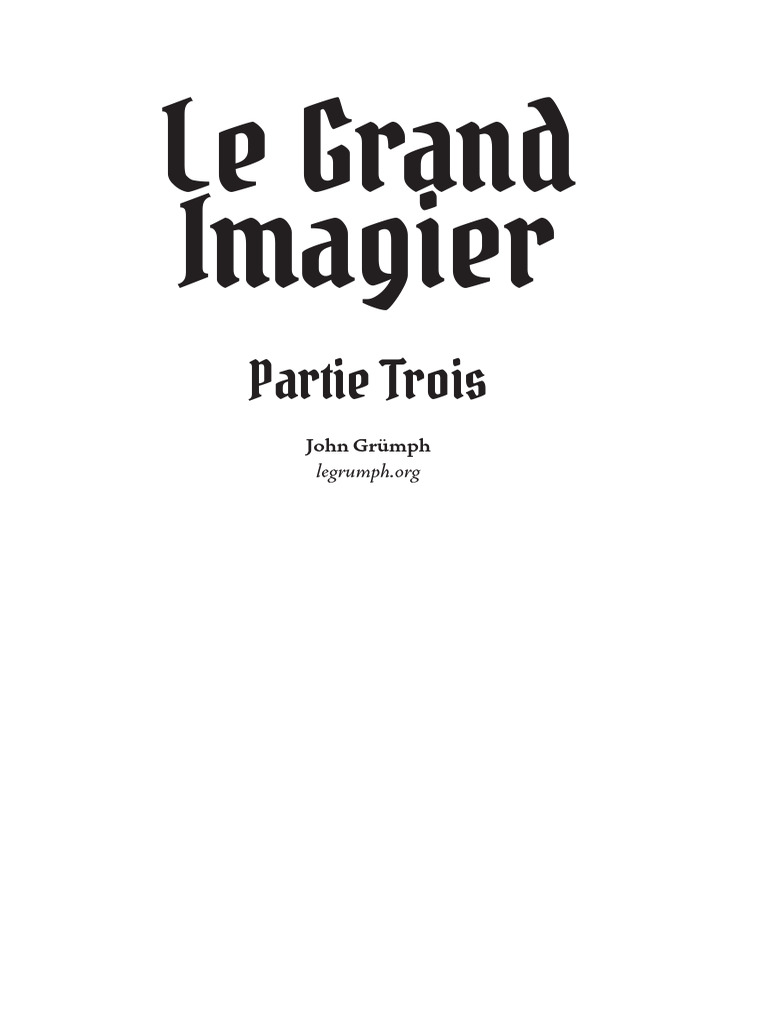 LE GRAND IMAGIER