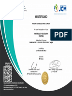 Certificado T. Matpel - Roldan Siguenza, David Alfredo