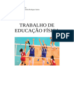 Trabalho de Educação Física (Capa Modelo)