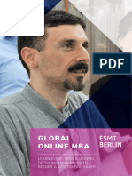 ESMT Berlin Global Online MBA Brochure