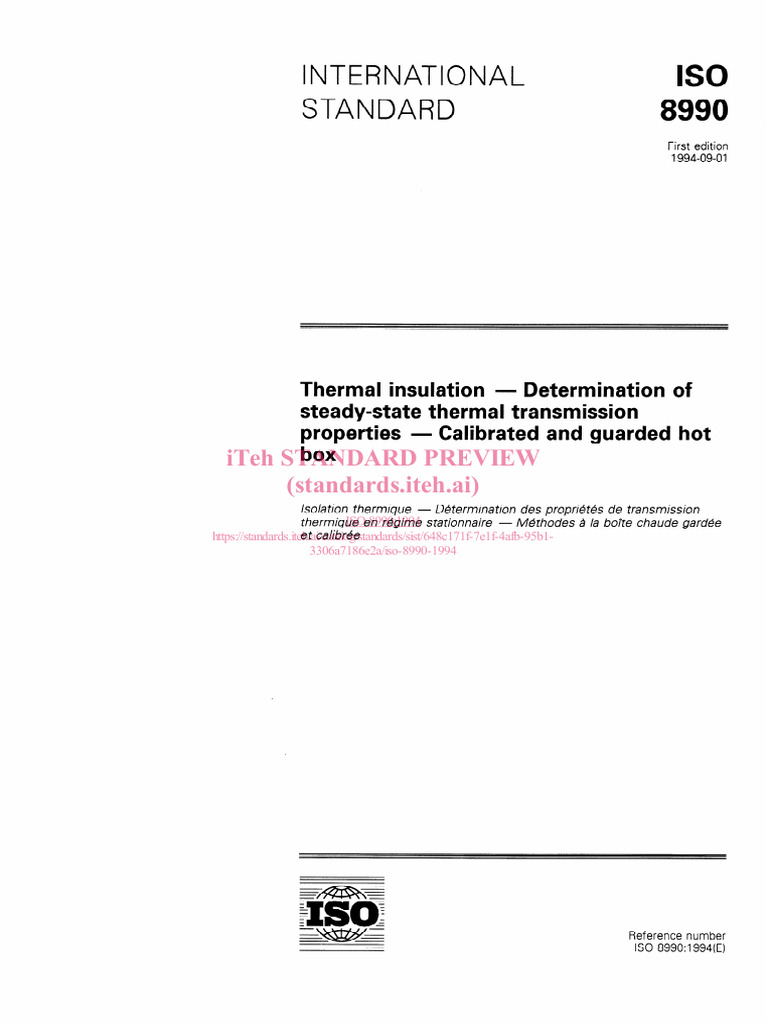Iso 8990 1994 | PDF
