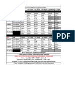 QND Schedule Sat Oct 22nd