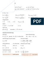 PHYS 118 Formula Sheet 