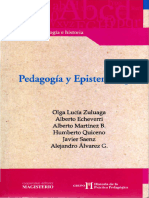 Zuluaga Et Al. Pedagogía y Epistemología