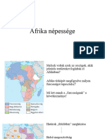 Afrika Népessége 7. Osztály Földrajz