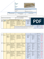 Second Year WT Planning Grid