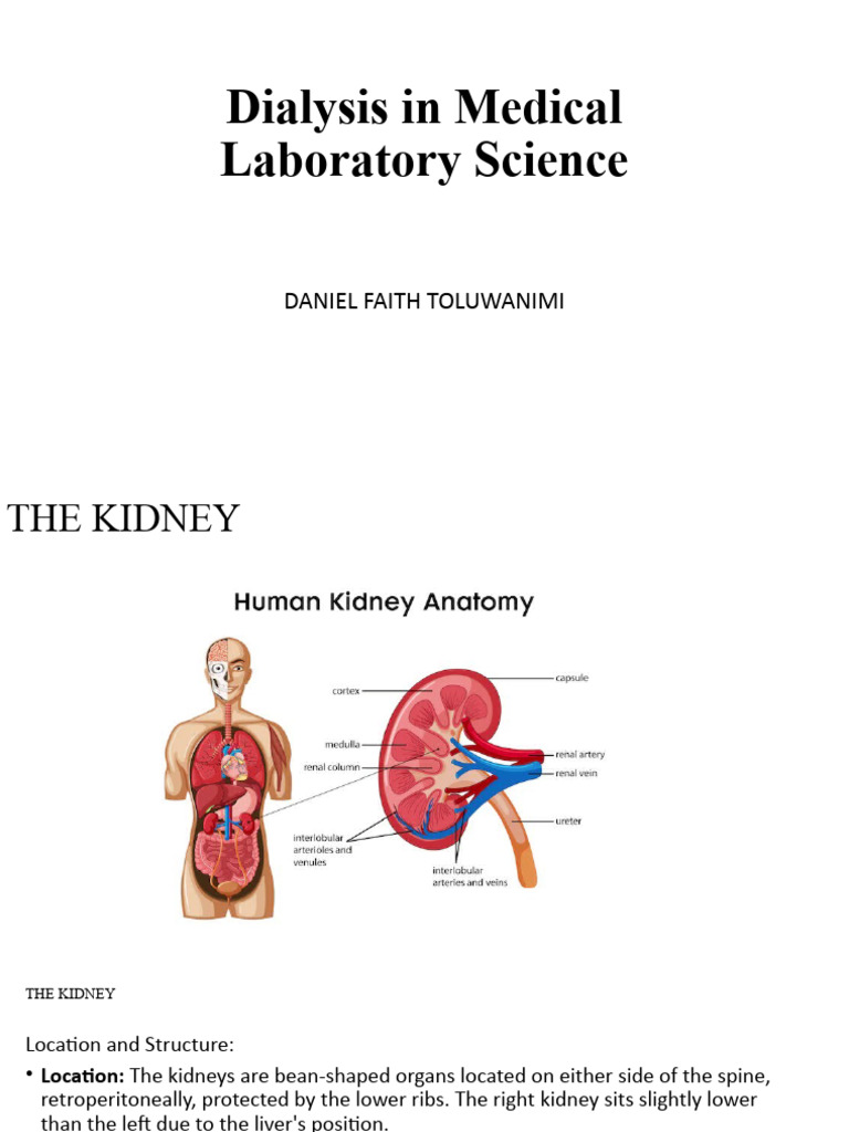 Dialysis in Medical Laboratory Science PDF Kidney Hemodialysis